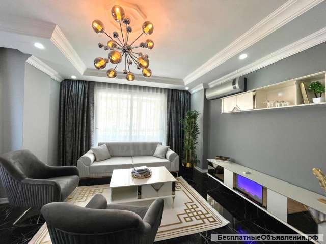 Прекрасная трёхкомнатная квартира в центре Алании