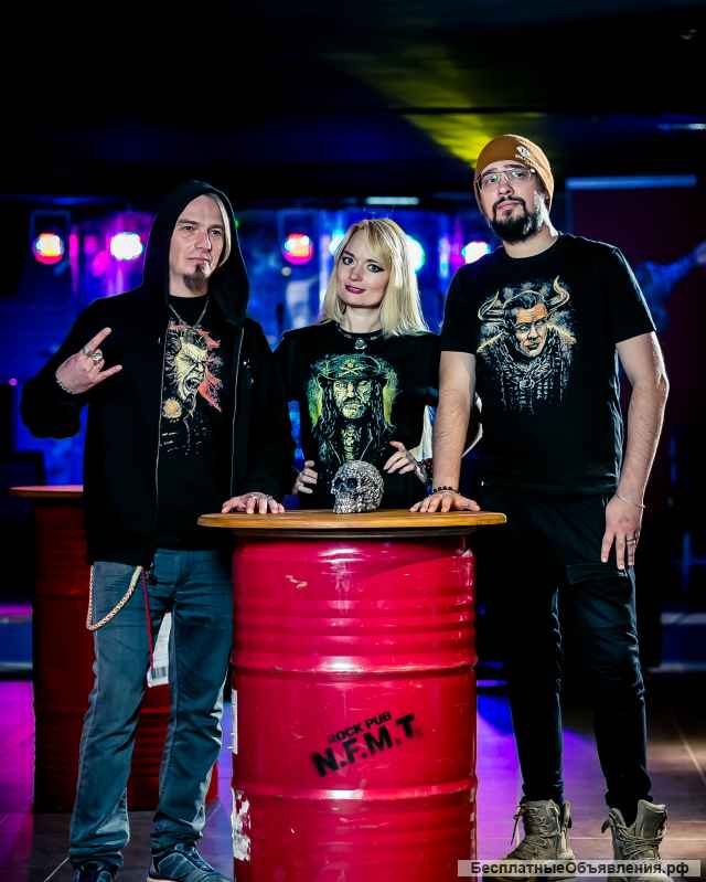 Футболка, рок, принт