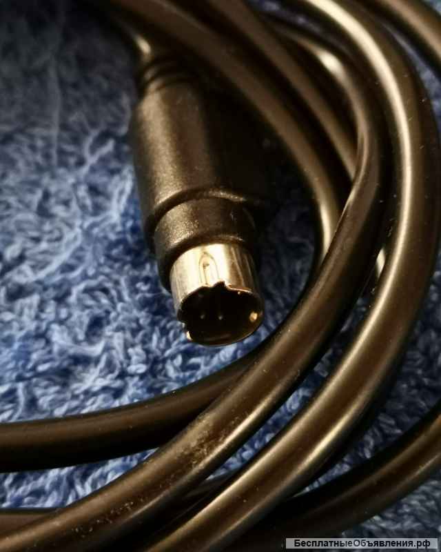 Провод S-VIDEO двунаправленный audio-video AWM 1,5 m оригинальный НОВЫЙ