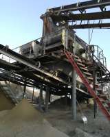 Промывочный комплекс на базе инерционного грохота ГИТ-63 с конвейерами