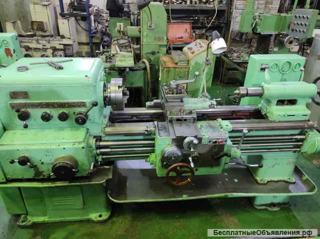 Токарный винторезный станок 1к62-3. РМЦ 1000 мм
