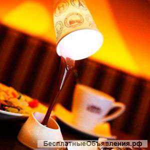 Светильник "Выливающийся кофе"