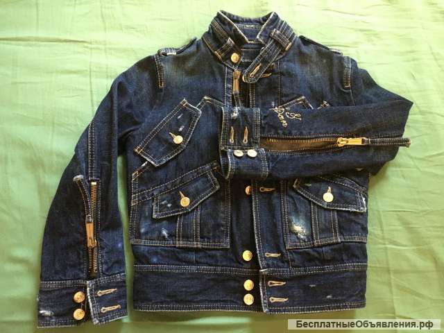 Куртка/юбка джинс. Dsquared, унисекс, разм. фирмен. 40