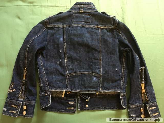Куртка/юбка джинс. Dsquared, унисекс, разм. фирмен. 40