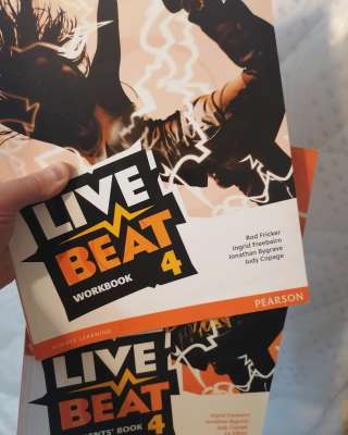 Live Beat pearson 4 student's book +workbook