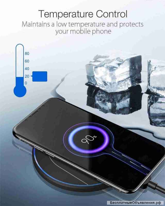 BlitzWolf® BW-FWC7 15 Вт 10 Вт 7,5 Вт 5 Вт Беспроводное зарядное устройство Подставка для быстрой бе