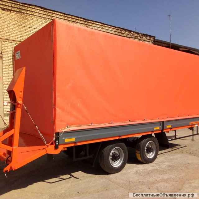 Низкорамный прицеп для перевозки спецтехники до 8 тонн