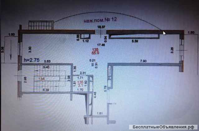 Сдаю помещение свободного назначения ЖК Империал