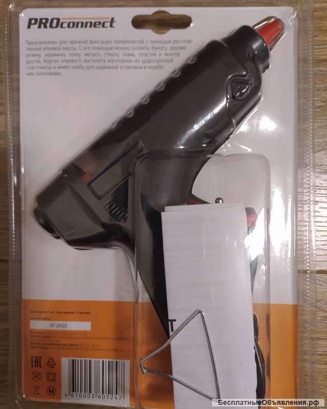 Клеевой пистолет Proconnect 40 Вт Новый