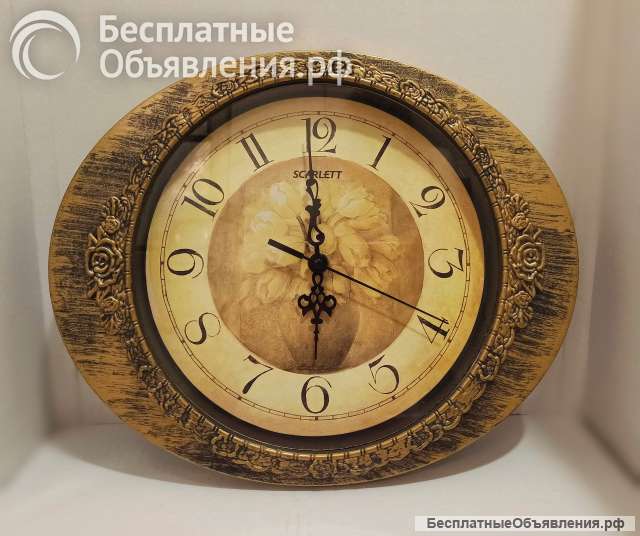 Часы настенные SCARLETT SC-25I. Рабочие.