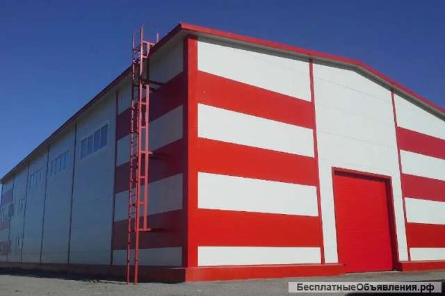 Склады, ангары, здания из сэндвич панелей