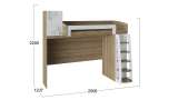 Кровать-чердак «Оксфорд» - 139.01 исп.1
