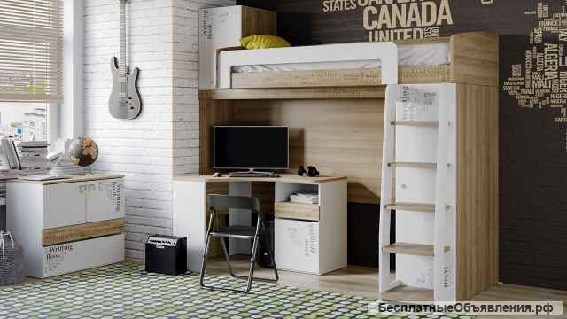 Кровать-чердак «Оксфорд» - 139.01 исп.1