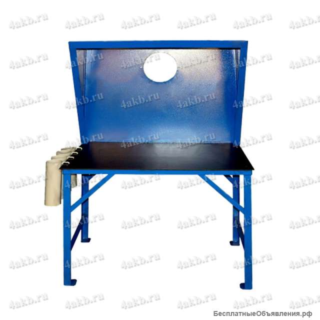 Стол сварщика с колчанами для размещения электродов ССК-1