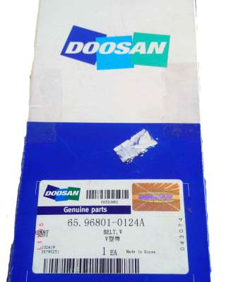 Ремень вентилятора DOOSAN 65.96801-0124А для MEGA SOLAR