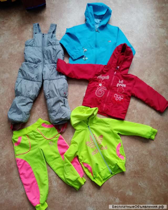 Большой пакет вещей на девочку