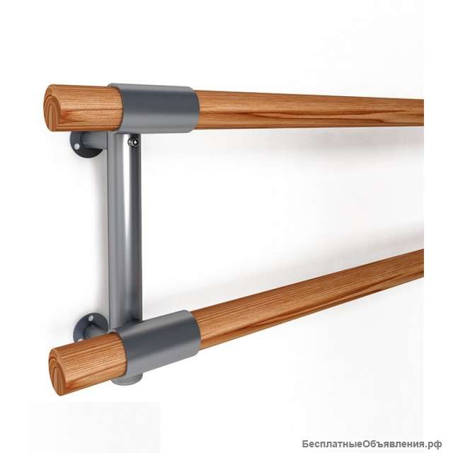 Кронштейн из нержавеющей стали для двухуровневого балетного станка в стену