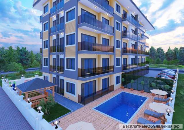 Квартиры в центре Алании, Турция