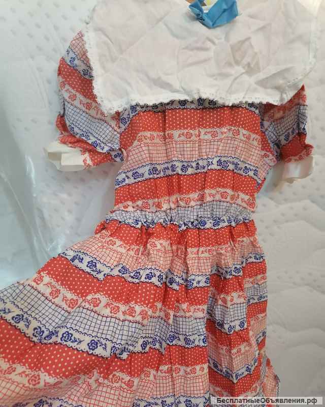 РСФСР платье для девочки новое смена 1990 год ДОКУКИНА 16