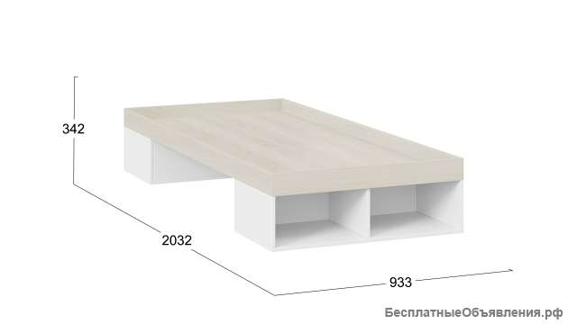 Кровать «Сканди» - 386.12.02