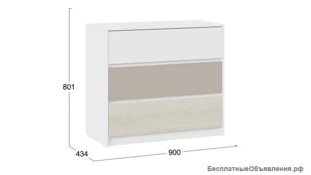 Комод «Сканди» - СМ-386.04.01-26
