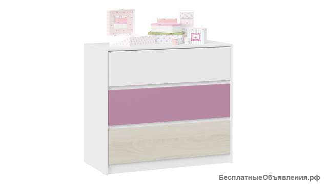 Комод «Сканди» - СМ-386.04.01-26 лиловый