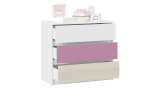 Комод «Сканди» - СМ-386.04.01-26 лиловый