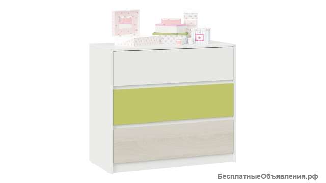 Комод «Сканди» - СМ-386.04.01-26 зелёный