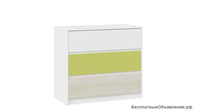Комод «Сканди» - СМ-386.04.01-26 зелёный