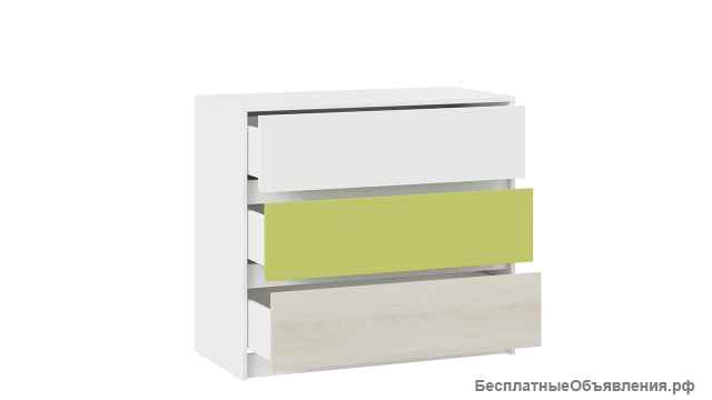 Комод «Сканди» - СМ-386.04.01-26 зелёный