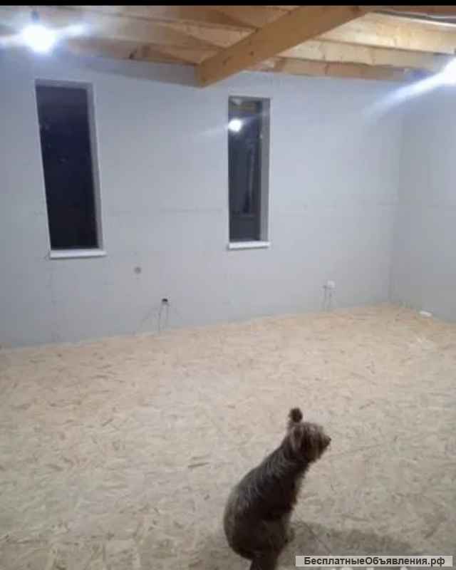 Дом новый каркасный