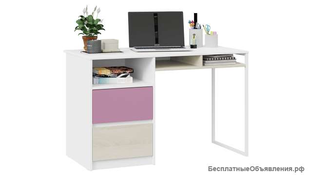 Стол письменный с ящиками «Сканди» - СМ-386.15.02-20