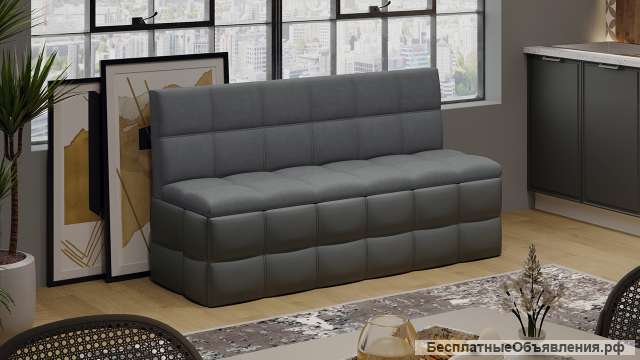 Скамья прямая «Домино» Исп. 2 серый