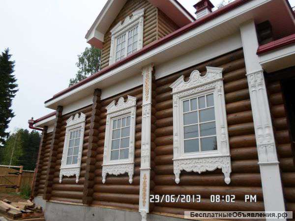 Резной декор дома