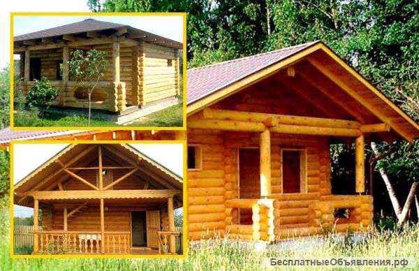 Рубленные деревянные дома, беседки, бани, колодца под ключ