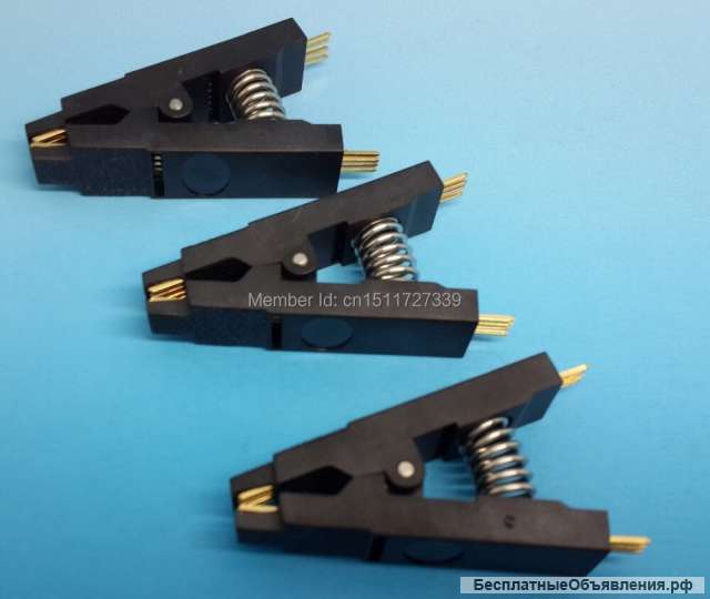 Зажим (прищепка) для программатора