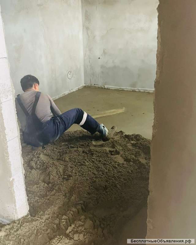 Стяжка пола в Пушкино