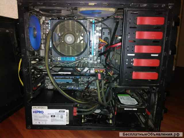 Компьютер (8 ядер, ОЗУ 24Гб, диски SSD 512ГБ + HDD 3ТБ)