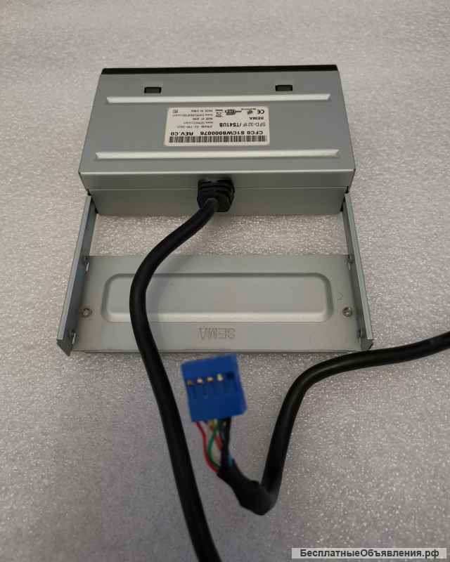 SFD-321F /TS41UB Картридер Sema Black 3.5" Internal USB2.0 CF/ MD/ xD/ MMC/ SD/ MS /Pro оригинальный