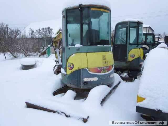 Миниэкскаватор Yanmar 35, 3,5 т, 3 ковша, 2 шт