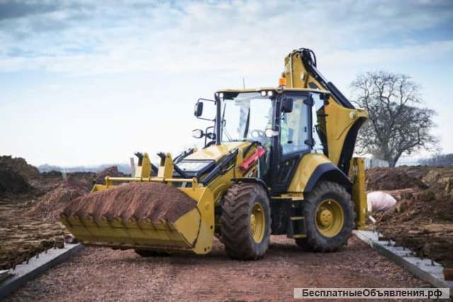 Аренда экскаватора-погрузчика в Мск