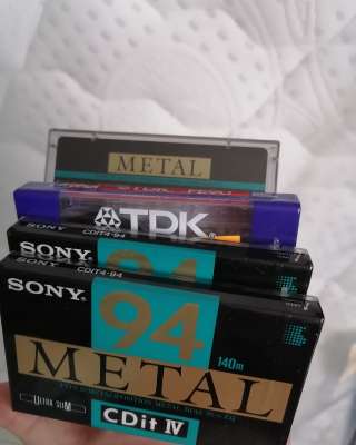 C Аудиокассеты новые запечатанные Sony Metal CDit 94 TOKIO JAPAN + TDK FE 90 FERRIC