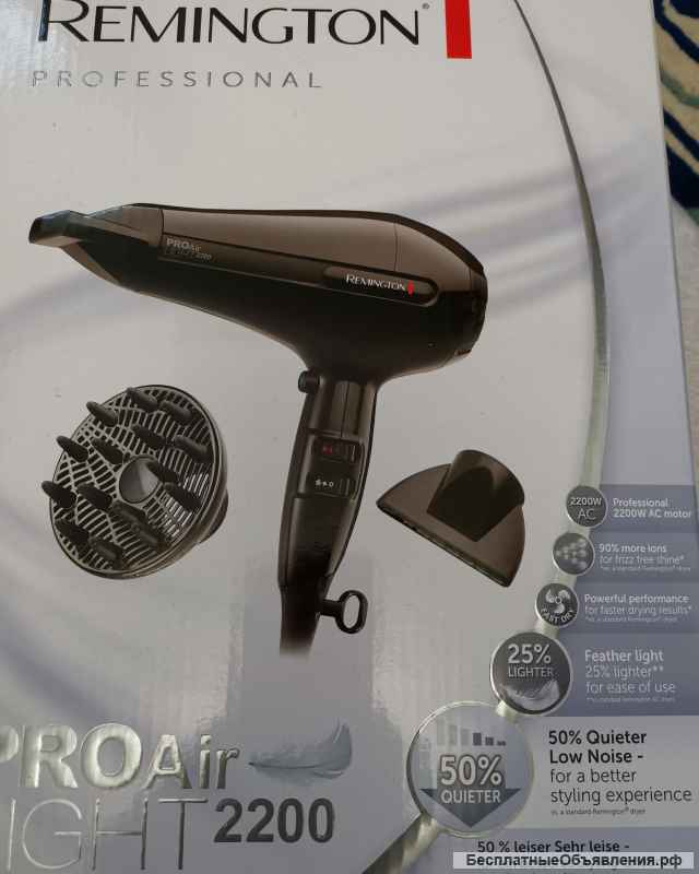 AC6120 PRO-Air Light 2200 Фен Remington оригинальный идеальное состояние