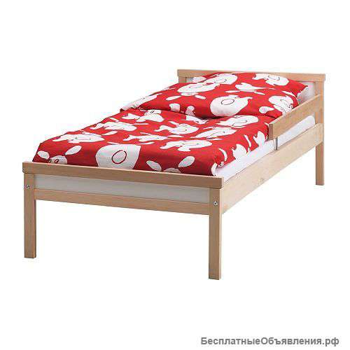 Кровать для подростов СНИГЛАР (IKEA) с реечным дном + матрас ВИССА ВИНКА (IKEA)