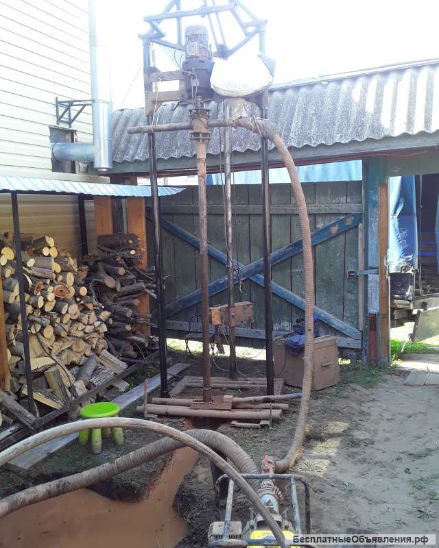 Бурение, обустройство, промывка скважин