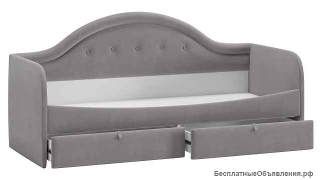 Кровать «Адель» с мягкой спинкой тип 1