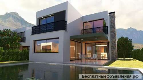 Вилла: три спальни, частный бассейн в центре Кирении, Северный Кипр