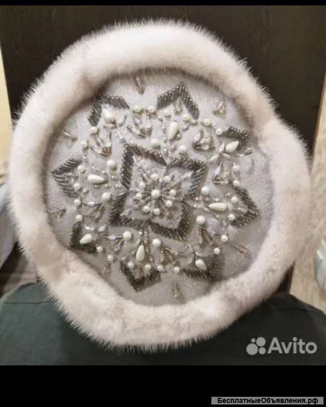 Шапка из меха норки