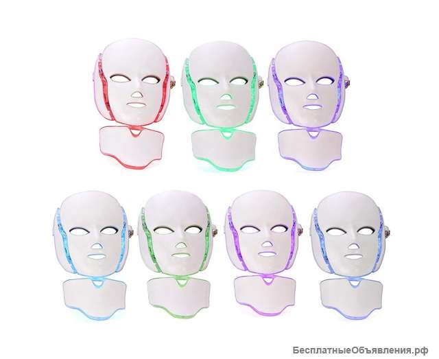 Светодиодная led маска D EVI youth 7 в 1, Израиль