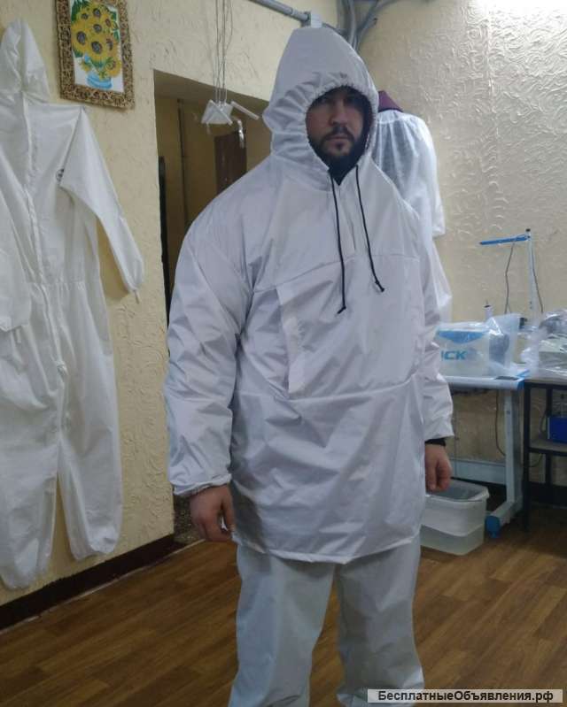 Маскировочный халат Зимний